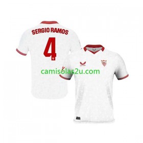 Camisolas de futebol FC Sevilla Sergio Ramos 4 Equipamento Principal 2023/24 Manga Curta